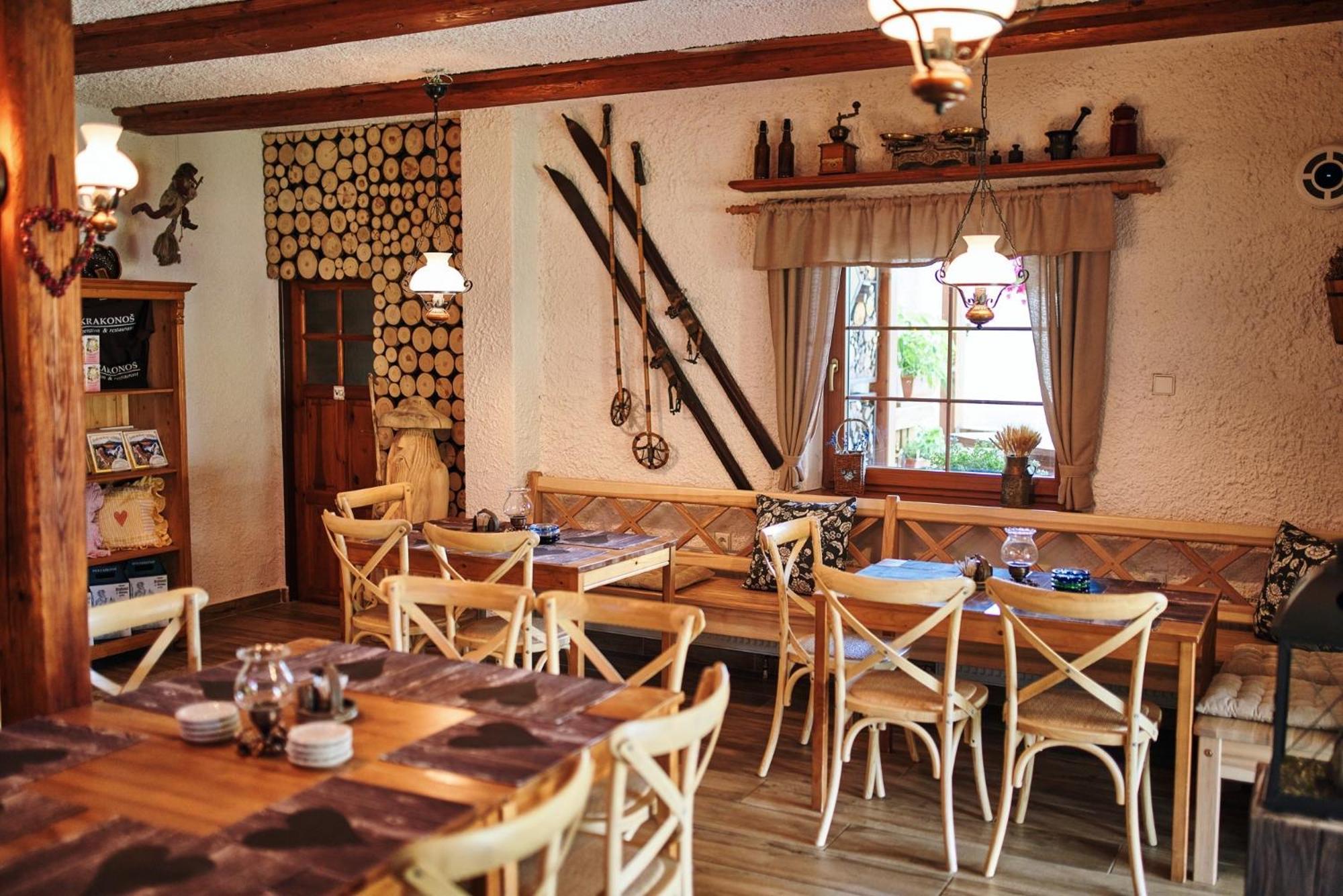 Pension & Restaurant Krakonos هاراشوف المظهر الخارجي الصورة